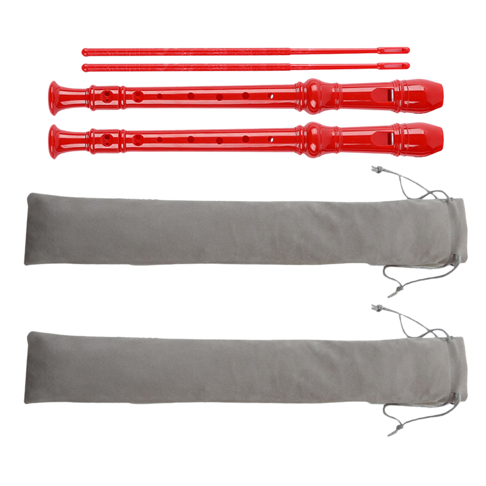 Soprano Recorder Plastic - 2 Set Alat Musik Recorder untuk
