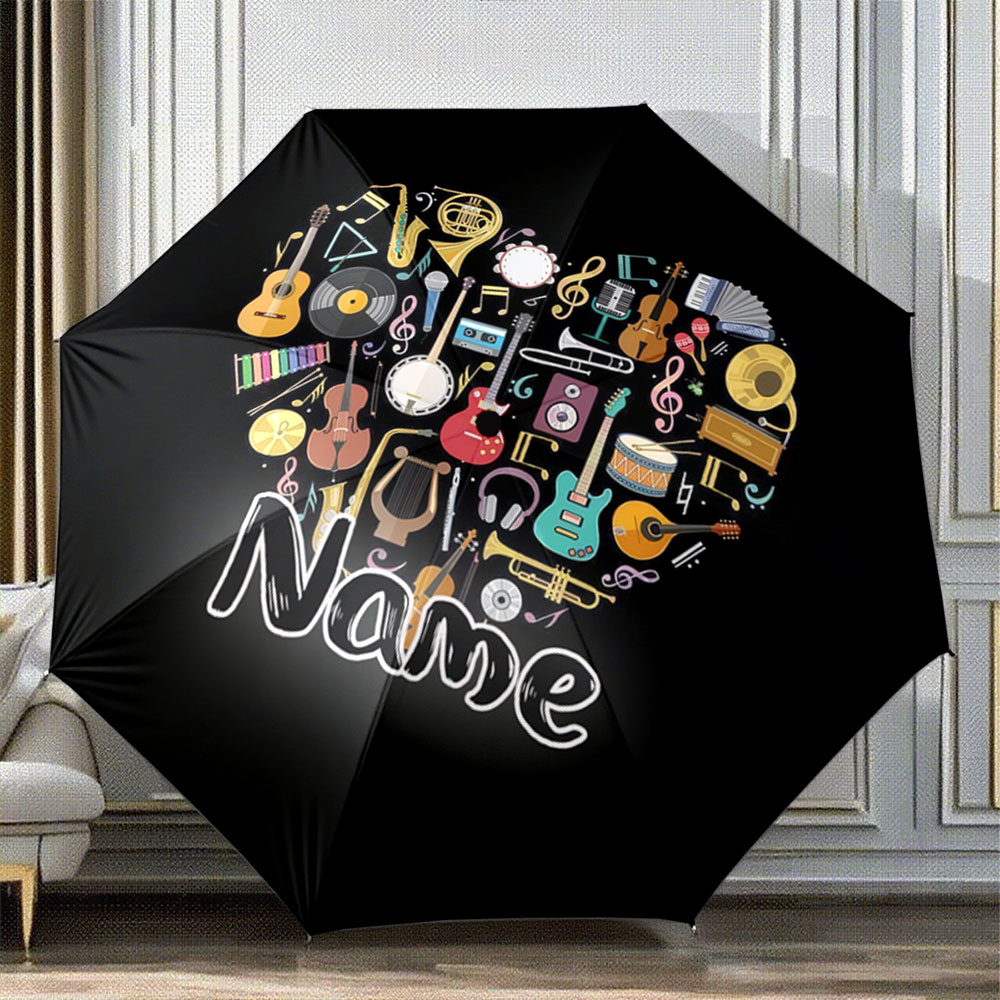 Musical Instrument And Names - Payung dengan Nama Khusus, Desain Alat