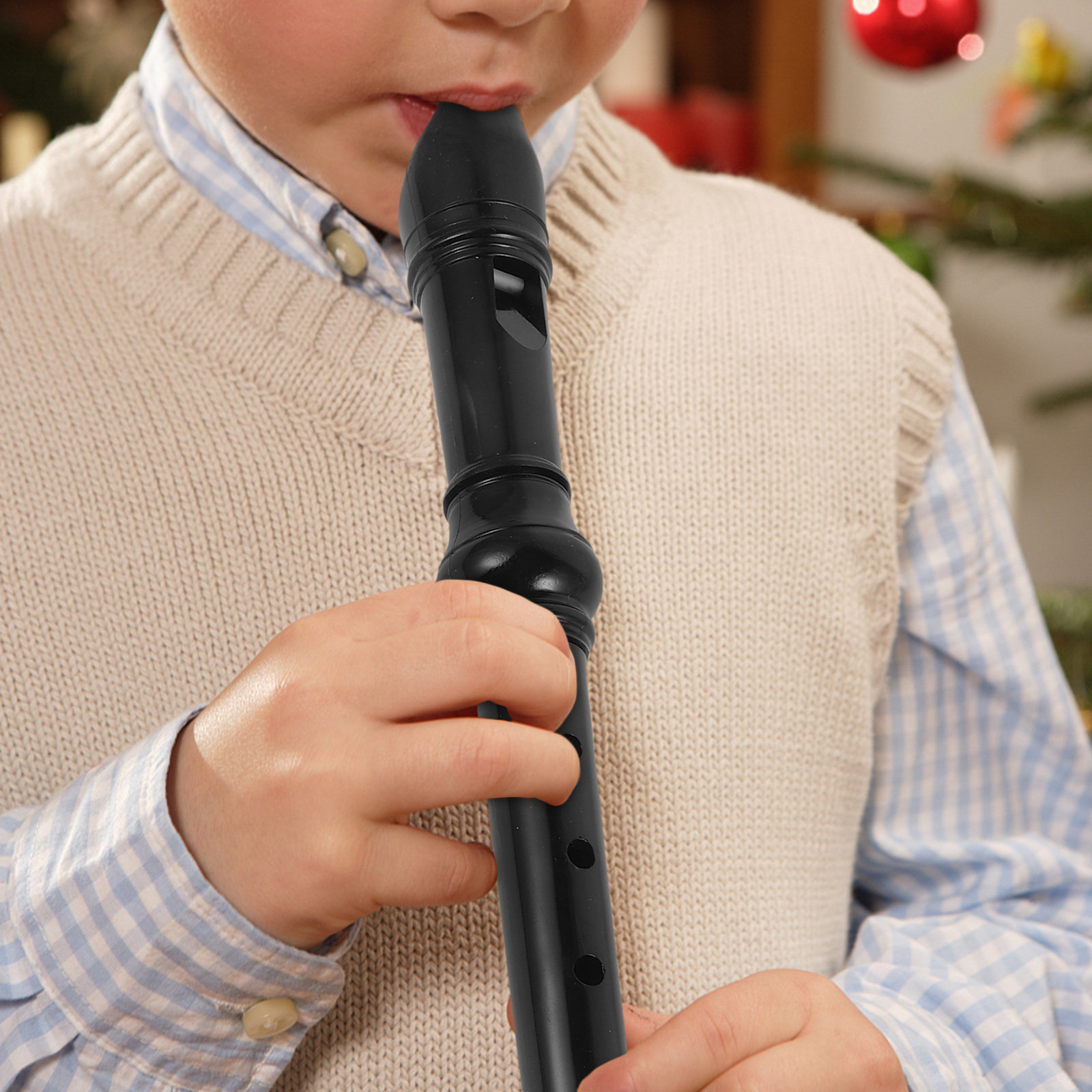 8 Lubang, Warna Hitam Transpar - Soprano Recorder Plastic ulasan dan harga